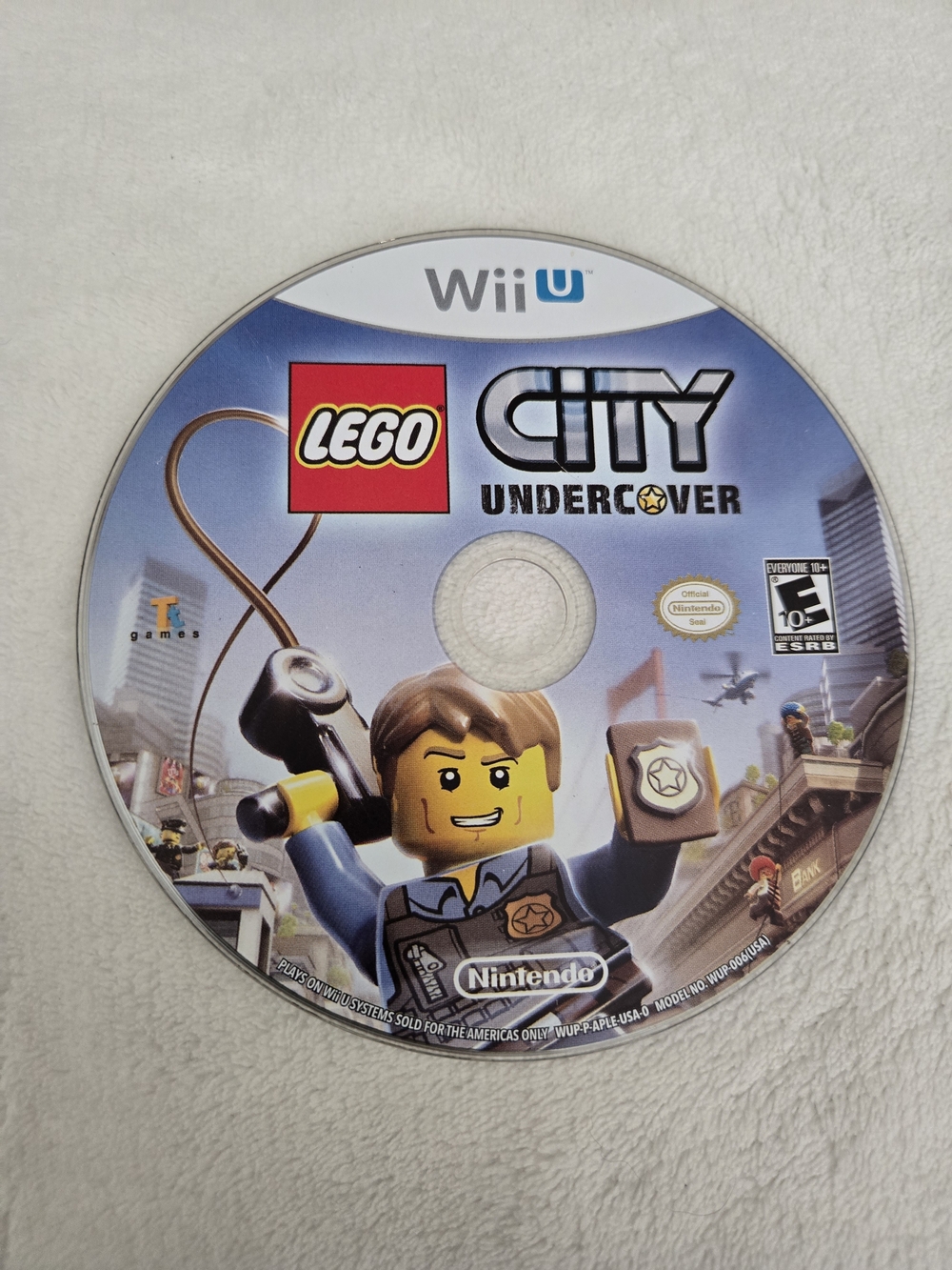 Nintendo LEGO City Undercover Wii U Disc - Blue, Yellow